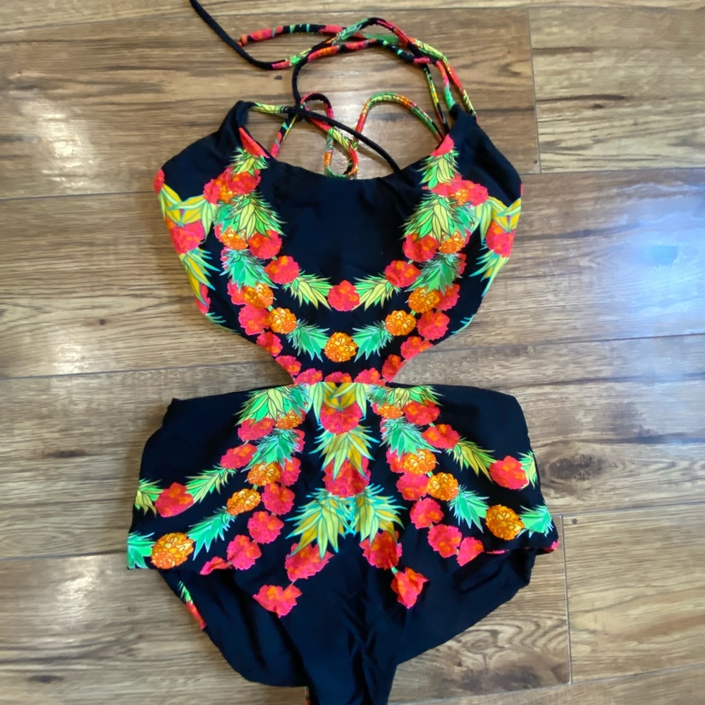 Mara Hoffman one piece cut out swimsuit. New without tags. Size medium